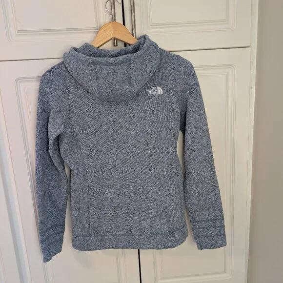 The North Face Crescent Sunset Hooded Full Zip Sweater S Gorpcore Cozy Minimal - Picture 5 of 13